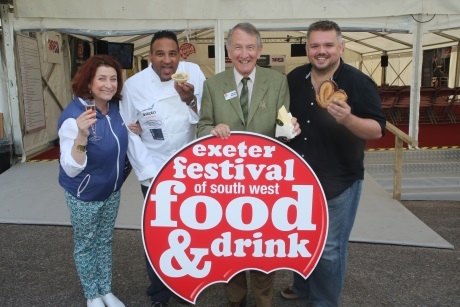 Exeter Festival of South West Food %26 Drink%3A returning for 13th year %7C Caroline Quentin%2C Michael Caines MBE%2C Derek Phillips with Glenn Cosby 